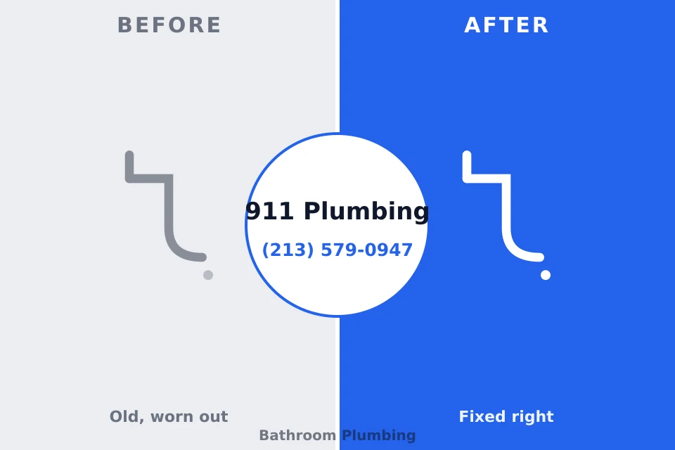 Before and after: plumbing company Suquamish, WA
